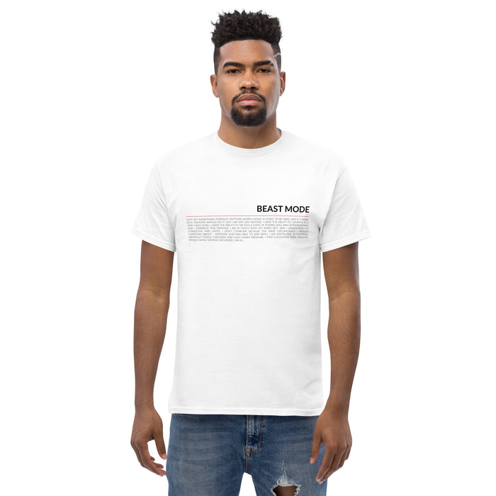Star Showroom Beast Mode  T-Shirt (White)