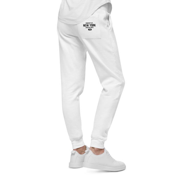 New York Athletic Department Unisex Fleece Sweatpants (Black Label)