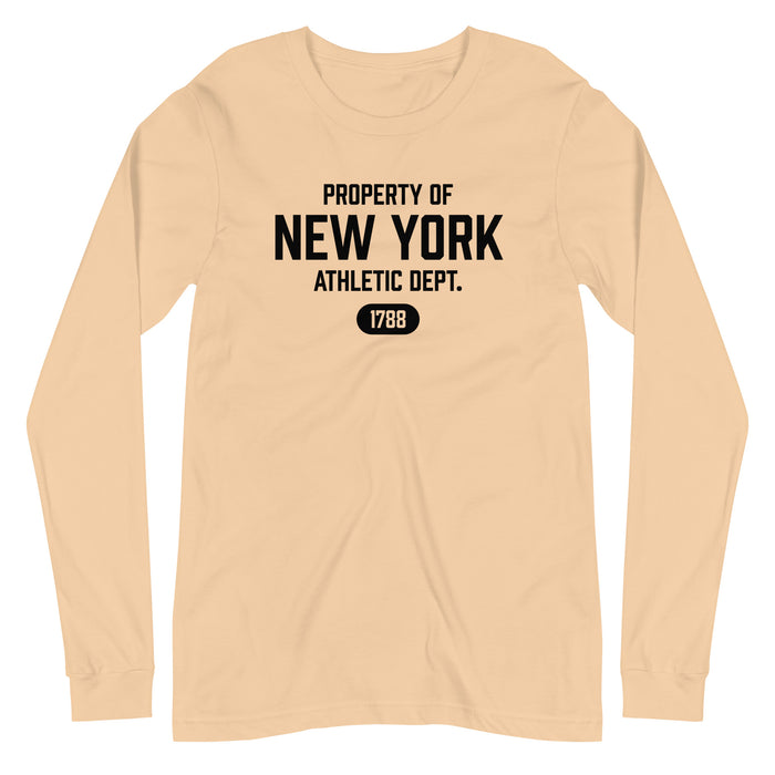 New York Athletic Dept Long-Sleeve T-Shirt (Black Label)