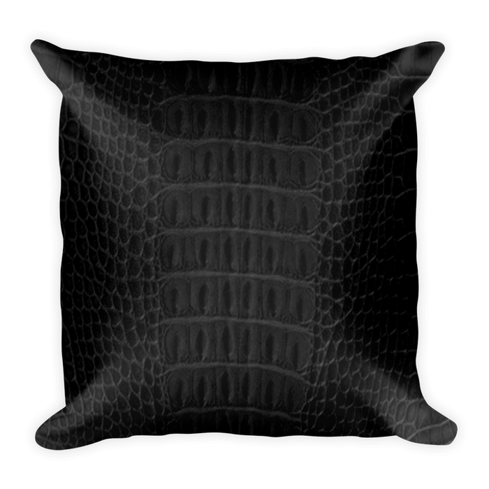 Alligator Pattern Throw Pillow