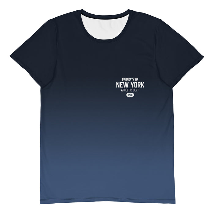 New York Athletic Dept All-Over Print Men's Athletic T-Shirt