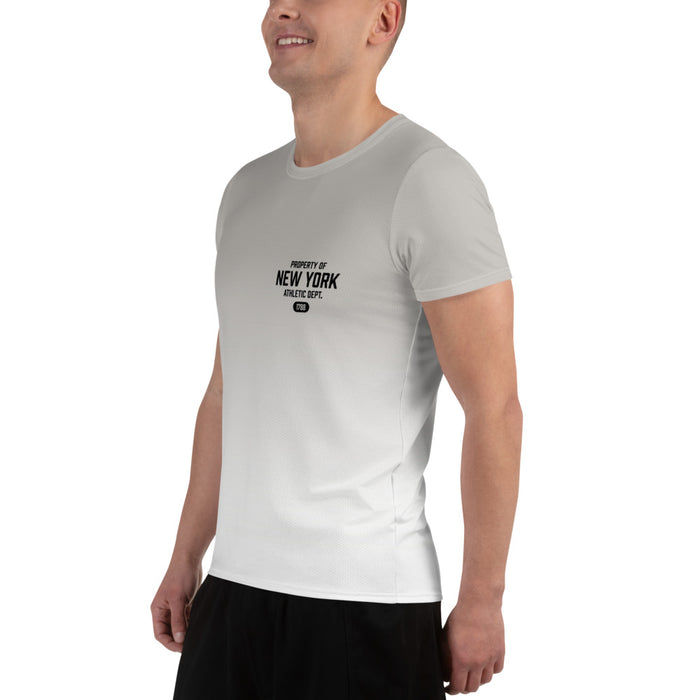 New York Athletic Dept All-Over Print Men's Athletic T-Shirt (Black Label)