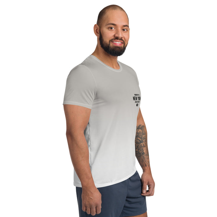 New York Athletic Dept All-Over Print Men's Athletic T-Shirt (Black Label)