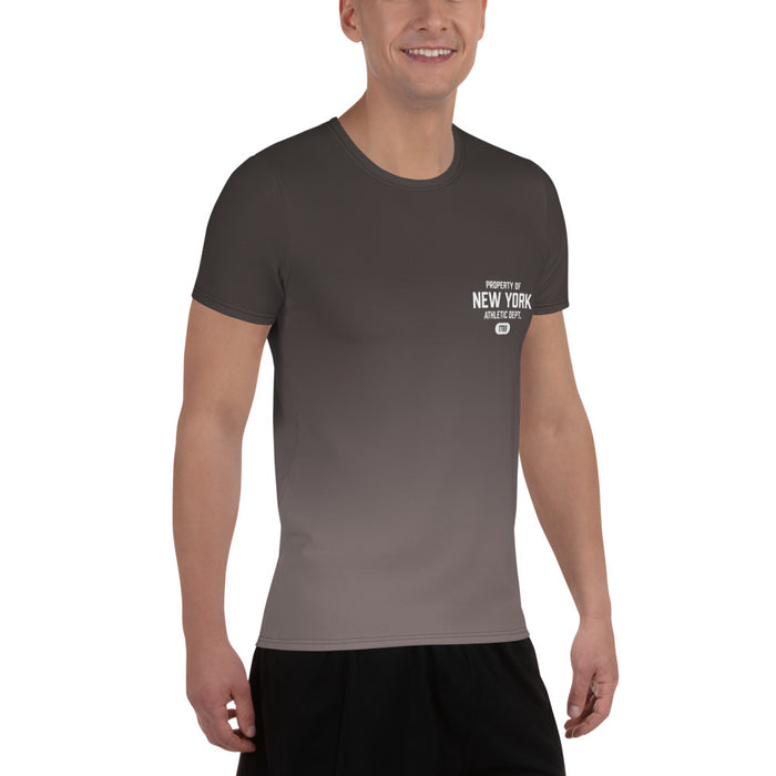 New York Athletic Dept All-Over Print Men's Athletic T-Shirt (White Label)