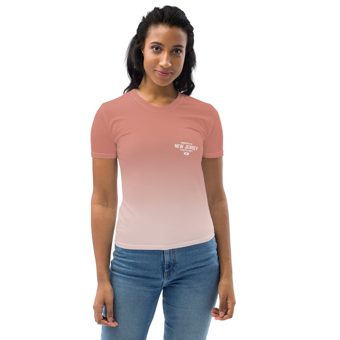 New Jersey Athletic Dept All-Over Print Women's Athletic T-Shirt