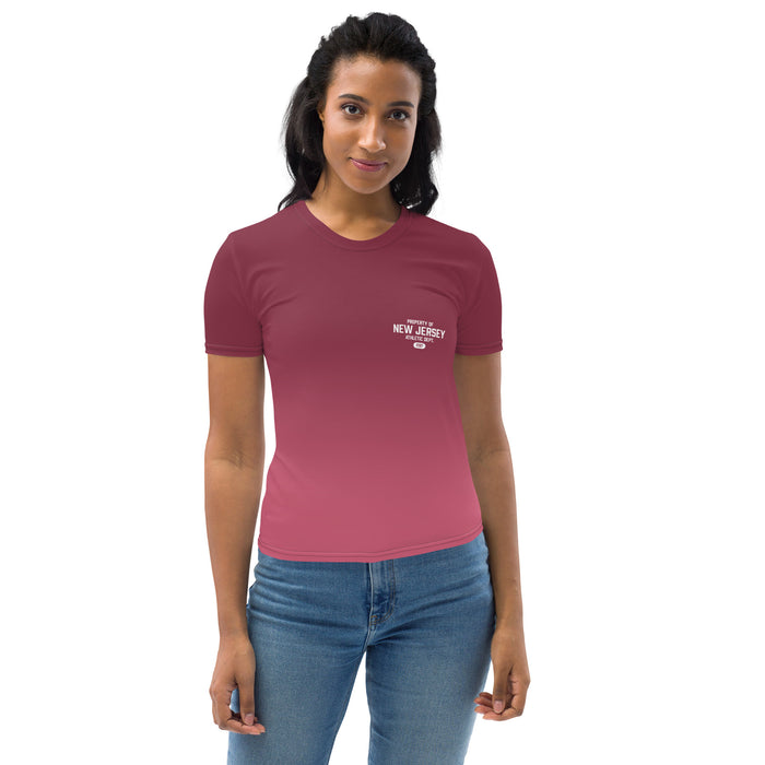 New Jersey Athletic Dept All-Over Print Women's Athletic T-Shirt