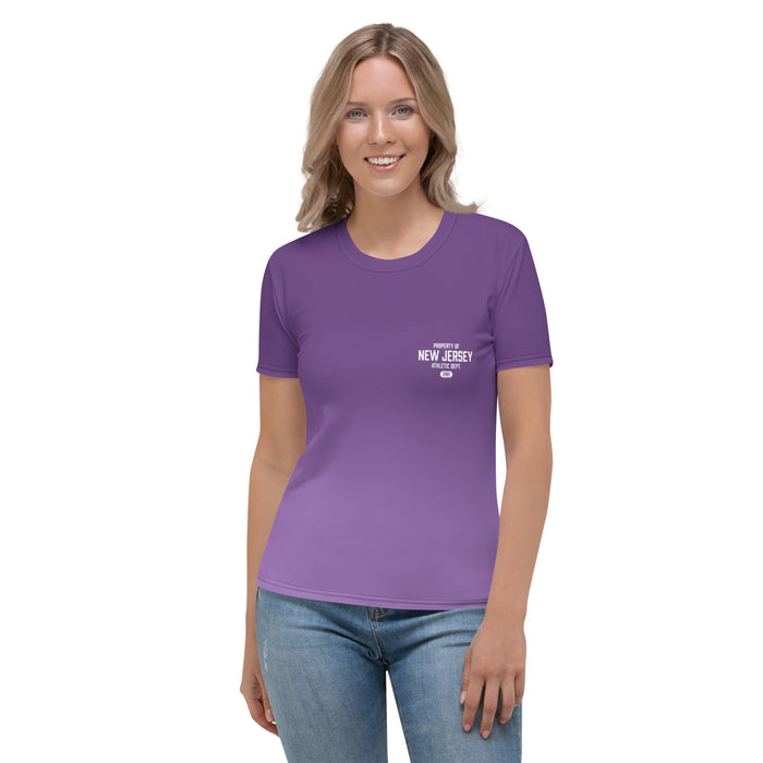 New Jersey Athletic Dept All-Over Print Women's Athletic T-Shirt