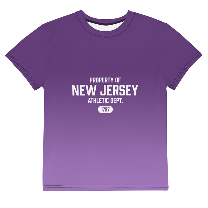 New Jersey Athletic Dept All-Over Printed Youth Athletic T-Shirt