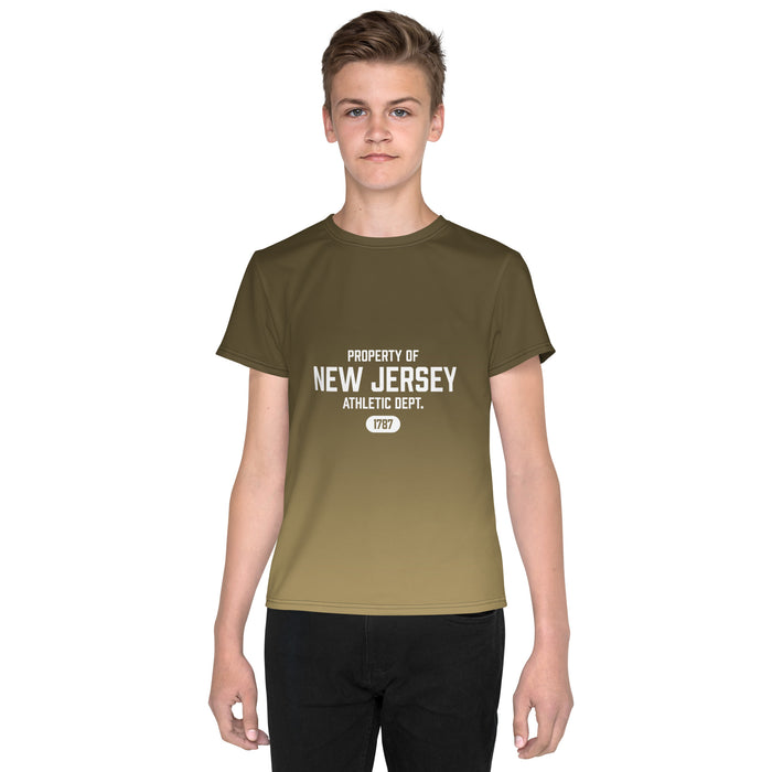 New Jersey Athletic Dept All-Over Printed Youth Athletic T-Shirt