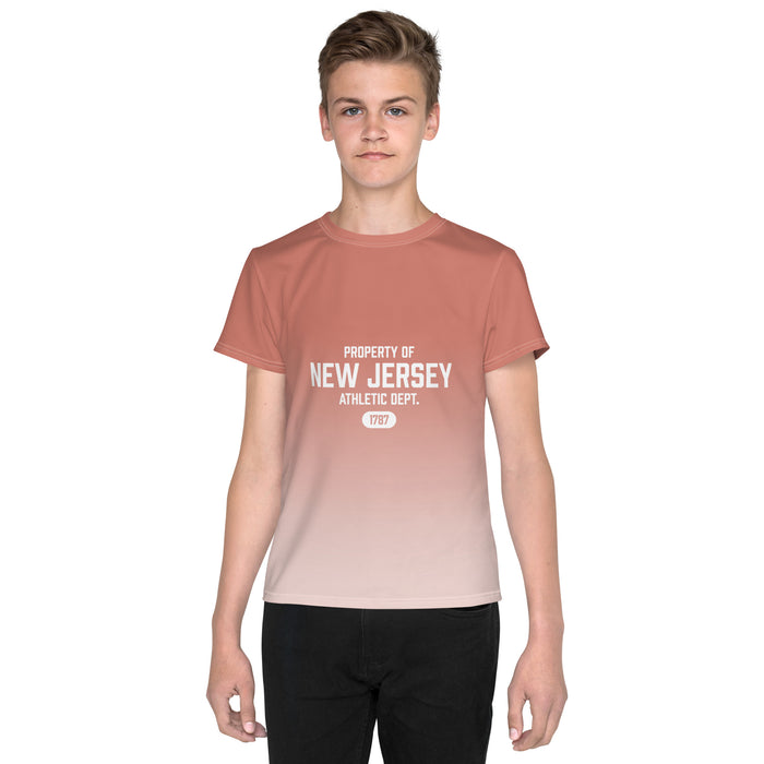 New Jersey Athletic Dept All-Over Printed Youth Athletic T-Shirt