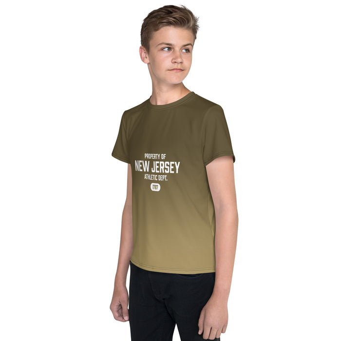 New Jersey Athletic Dept All-Over Printed Youth Athletic T-Shirt