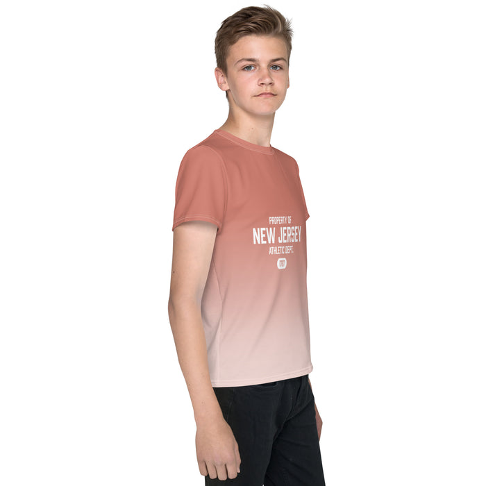 New Jersey Athletic Dept All-Over Printed Youth Athletic T-Shirt