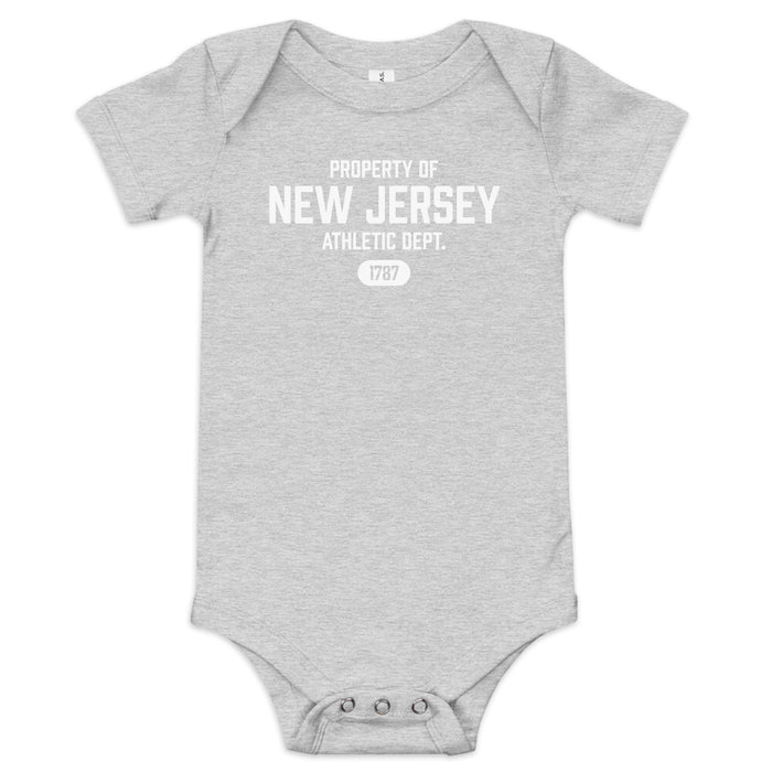 New Jersey Athletic Department Baby Short Sleeve One Piece Bodysuit