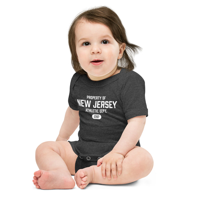 New Jersey Athletic Department Baby Short Sleeve One Piece Bodysuit