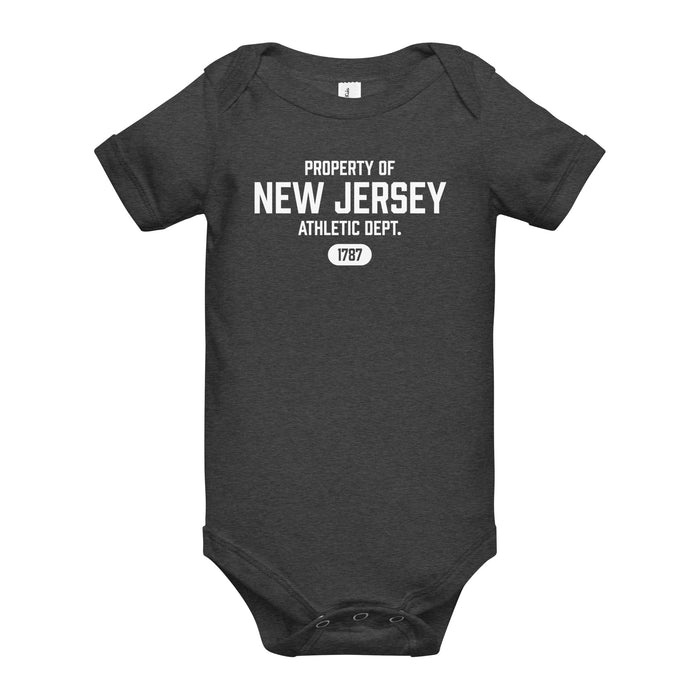 New Jersey Athletic Department Baby Short Sleeve One Piece Bodysuit