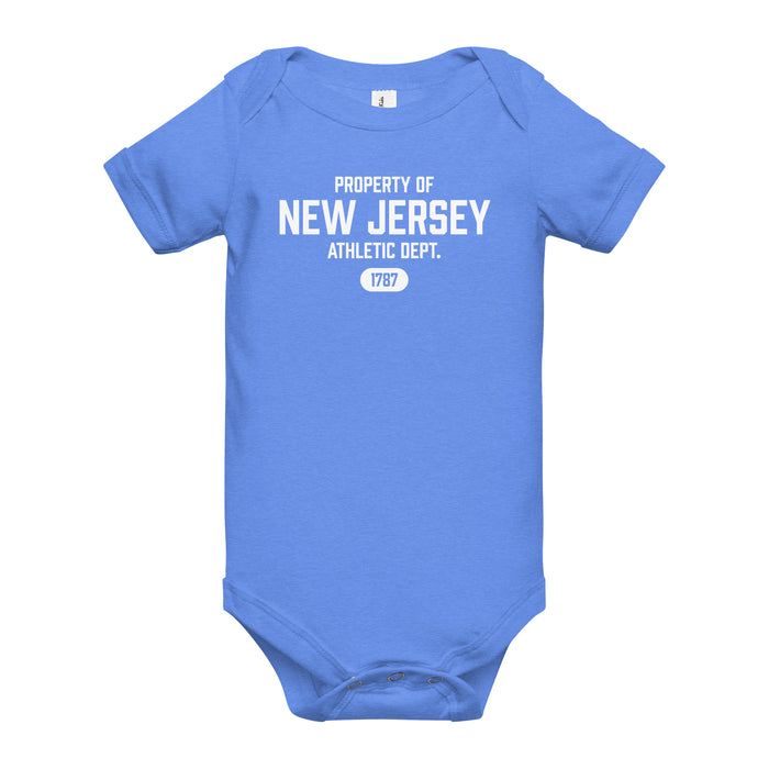 New Jersey Athletic Department Baby Short Sleeve One Piece Bodysuit