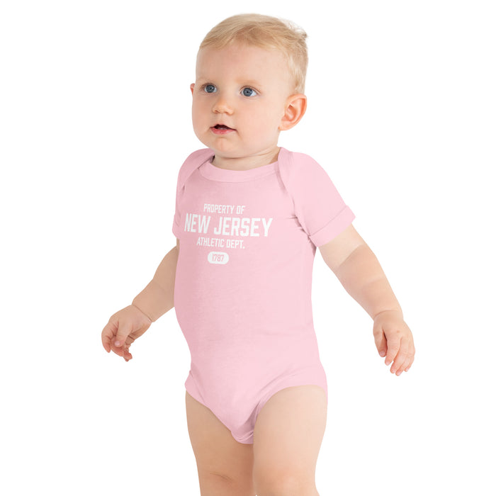 New Jersey Athletic Department Baby Short Sleeve One Piece Bodysuit