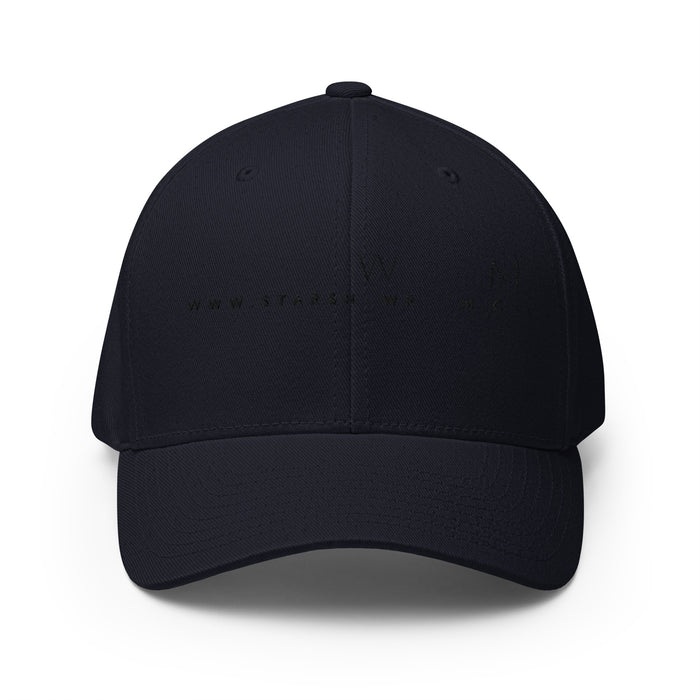 Star Showroom Closed back Twill Cap (Dark Navy)