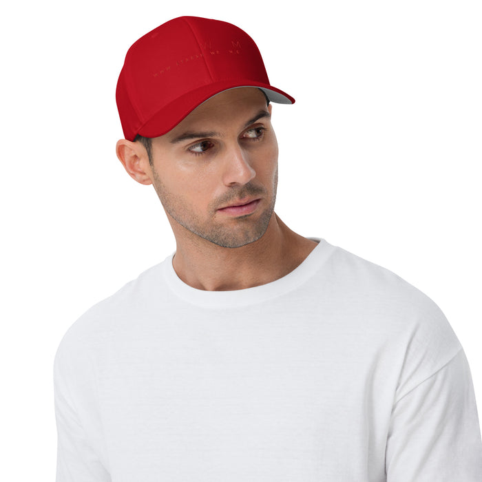 Star Showroom Closed Back Twill Cap (Red)