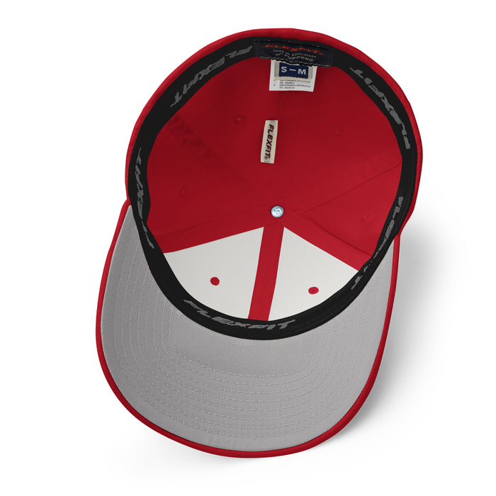 Star Showroom Closed Back Twill Cap (Red)