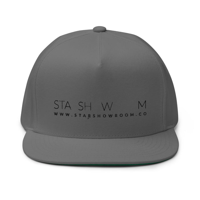 Star Showroom Flat Bill Snap Back Cap (Grey)