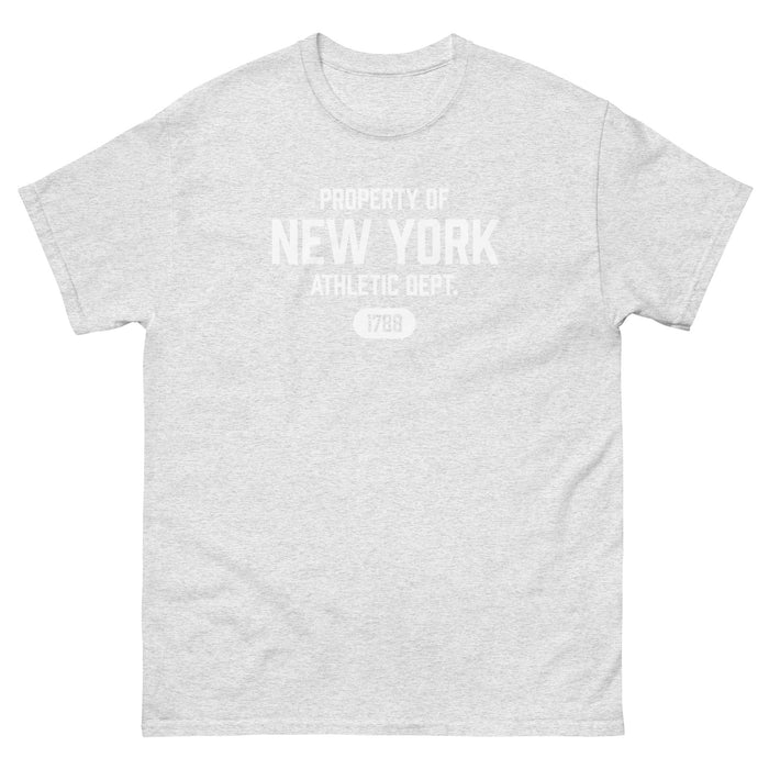 New York Athletic Dept Men's Classic Tee (White Label)