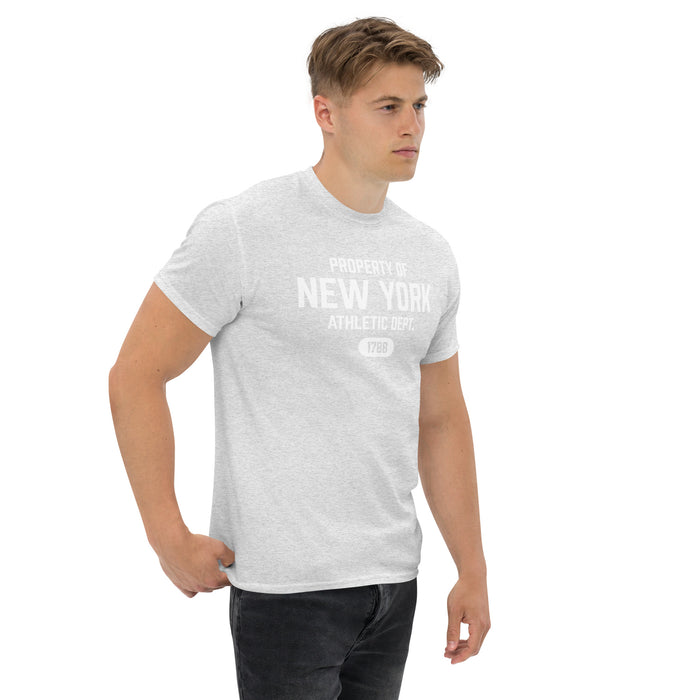 New York Athletic Dept Men's Classic Tee (White Label)