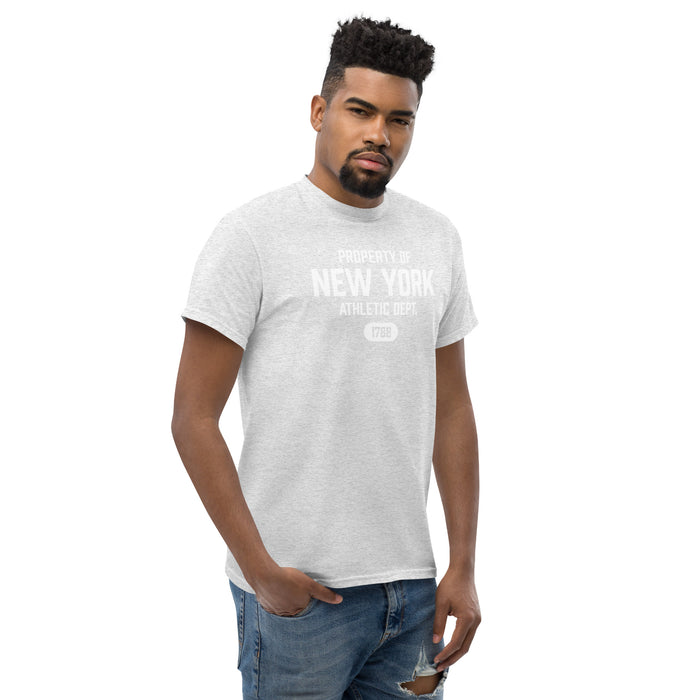 New York Athletic Dept Men's Classic Tee (White Label)