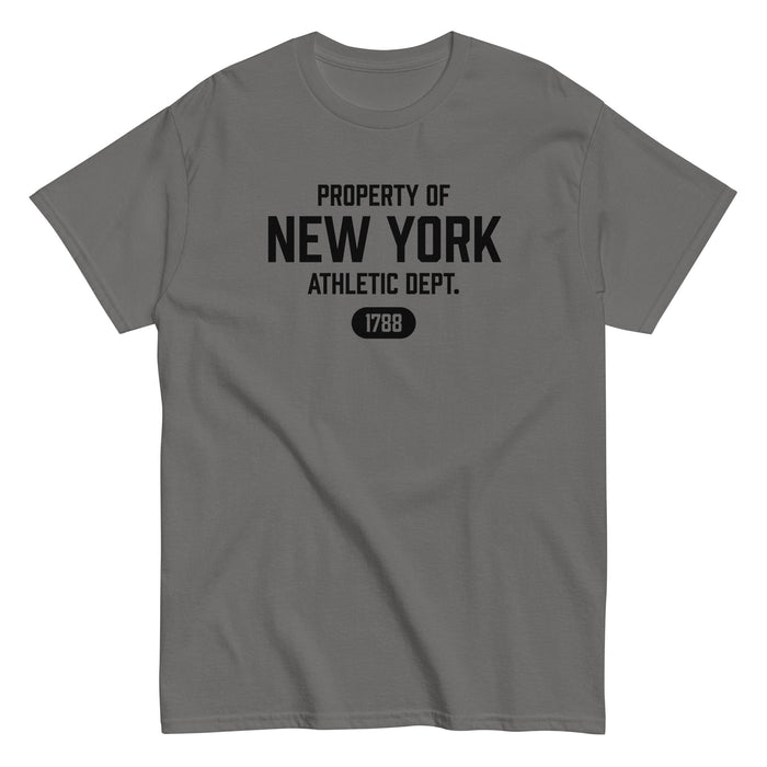 New York Athletic Dept Men's Classic T-Shirt (Black Label)