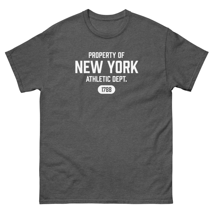 New York Athletic Dept Men's Classic T-Shirt (White Label)