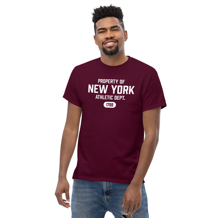 New York Athletic Dept Men's Classic Tee (White Label)