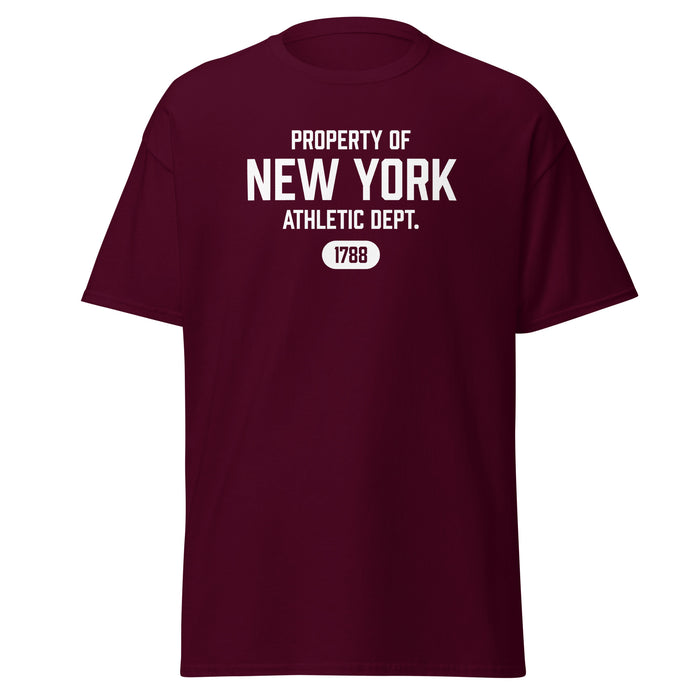 New York Athletic Dept Men's Classic Tee (White Label)