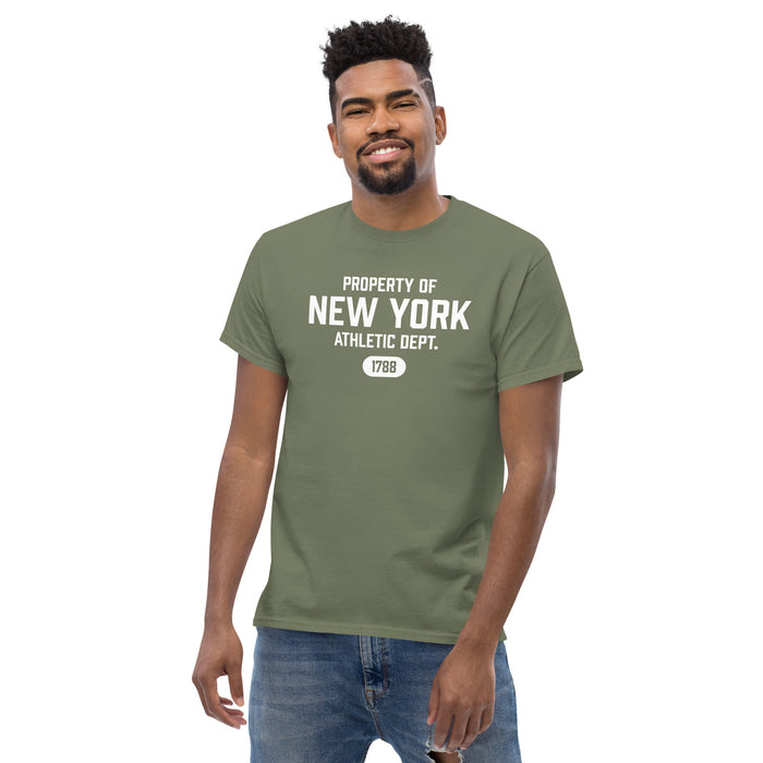 New York Athletic Dept Men's Classic Tee (White Label)