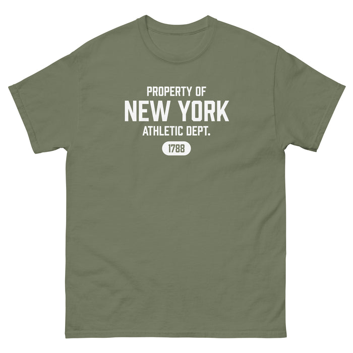 New York Athletic Dept Men's Classic Tee (White Label)