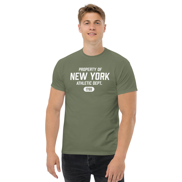 New York Athletic Dept Men's Classic Tee (White Label)