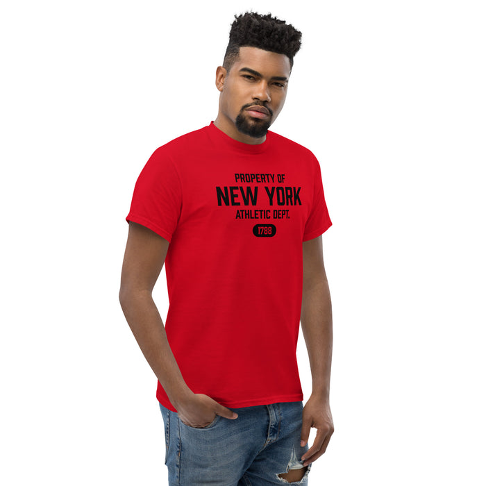 New York Athletic Dept Men's Classic T-Shirt (Black Label)