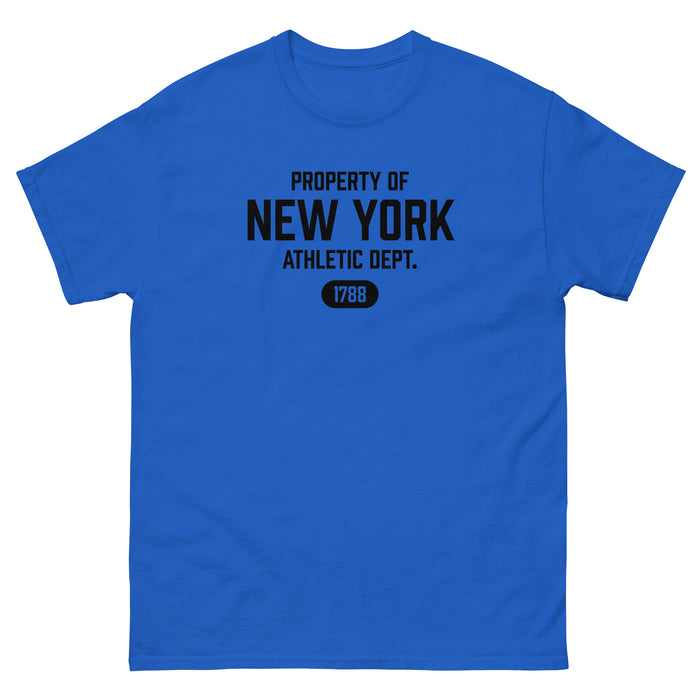 New York Athletic Dept Men's Classic T-Shirt (Black Label)