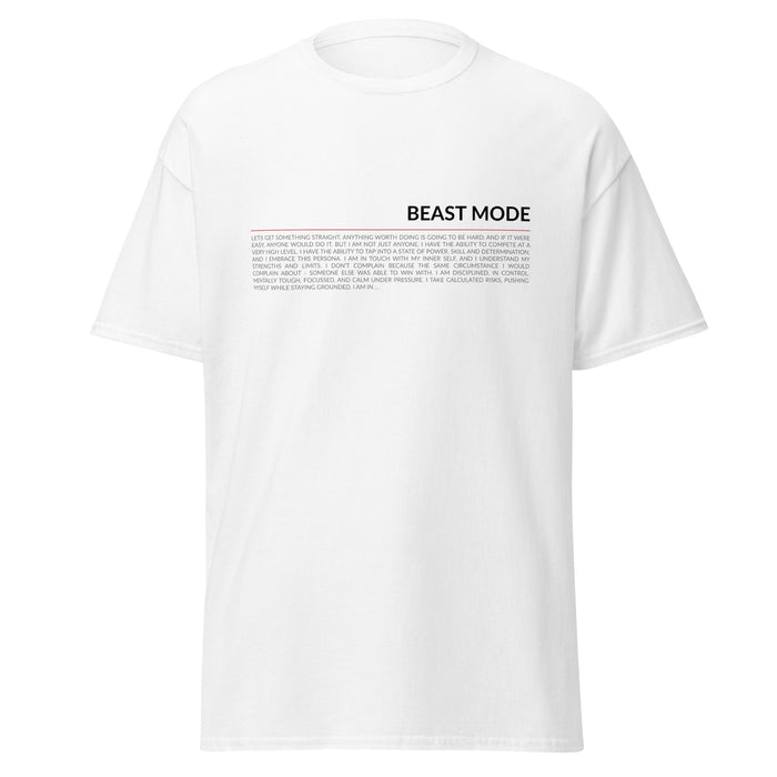 Star Showroom Beast Mode  T-Shirt (White)