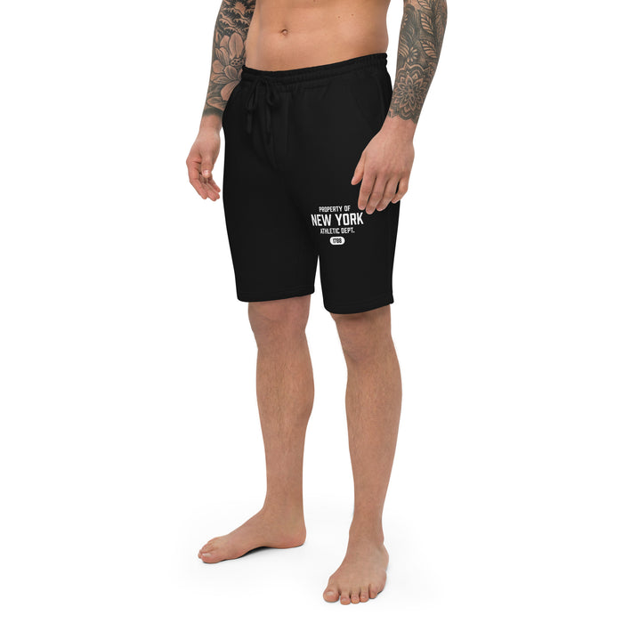 New Jersey Athletic Department Fleece Shorts for Men (White Label)