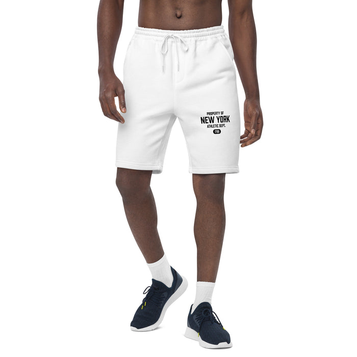 New Jersey Athletic Department Fleece Shorts For Men (Black Label)