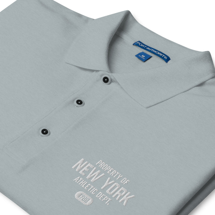 New York Athletic Dept Men's Premium Polo Shirt (White Label)