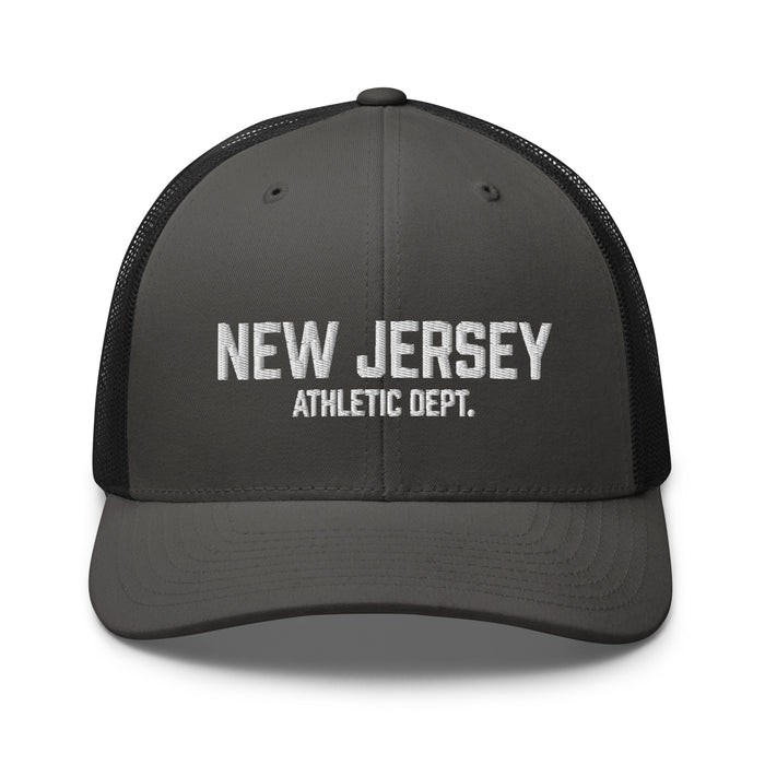 New Jersey Athletic Dept Retro Trucker Cap (White Label)