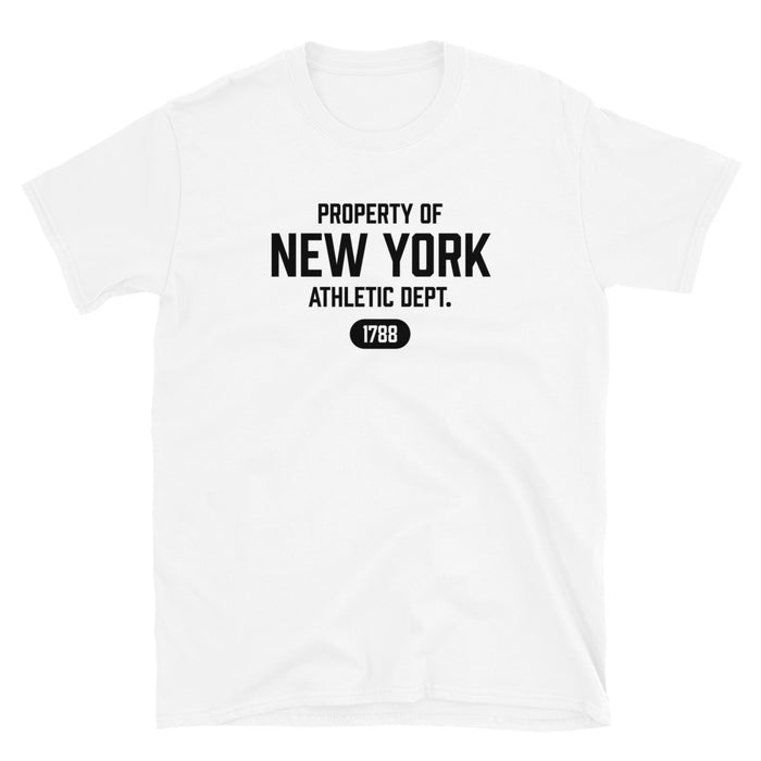 New York Athletic Dept Short-Sleeve Unisex T-Shirt (Black Label)