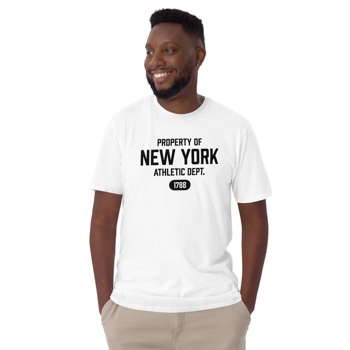 New York Athletic Dept Short-Sleeve Unisex T-Shirt (Black Label)