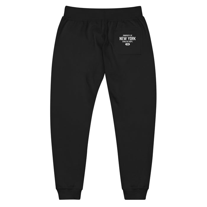 New York Athletic Department Unisex Fleece Sweatpants (White Label)