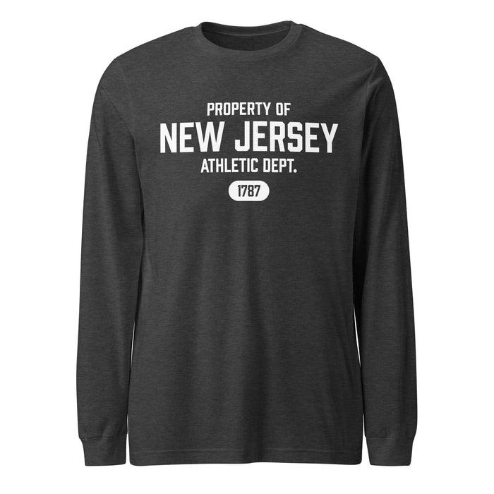 New Jersey Athletic Dept Long Sleeve T-Shirt (White Label)