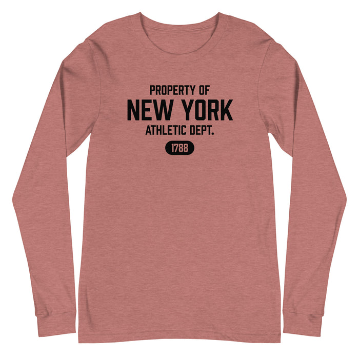 New York Athletic Dept Long-Sleeve T-Shirt (Black Label)