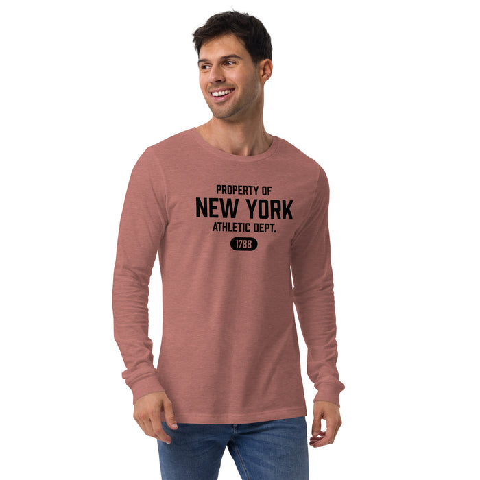 New York Athletic Dept Long-Sleeve T-Shirt (Black Label)