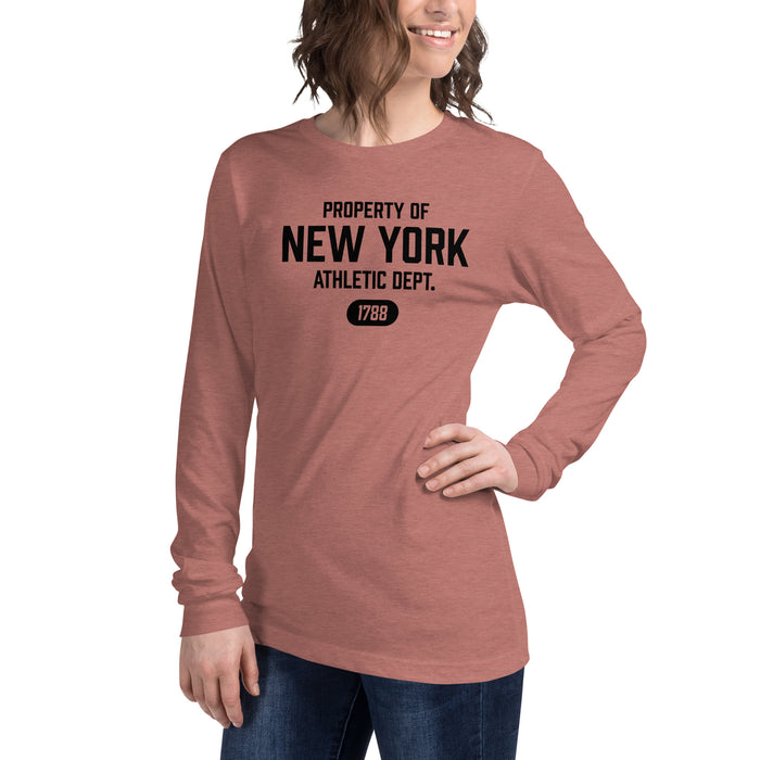 New York Athletic Dept Long-Sleeve T-Shirt (Black Label)