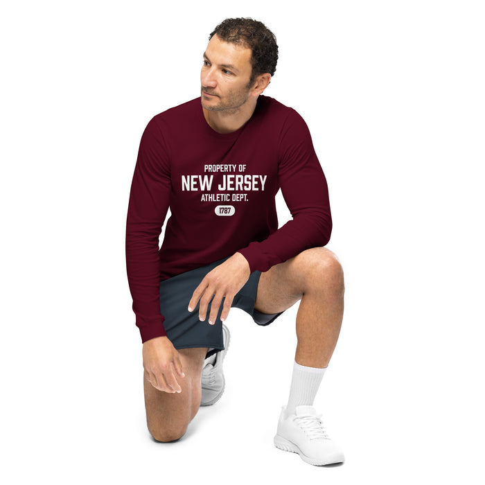 New Jersey Athletic Dept Long Sleeve T-Shirt (White Label)